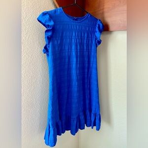 Women's Dresses Solid Ruffle Hem Smock Dress Dress for Women medium